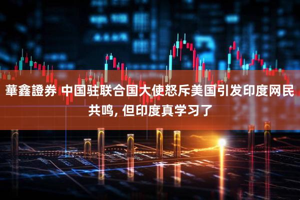 華鑫證券 中国驻联合国大使怒斥美国引发印度网民共鸣, 但印度真学习了