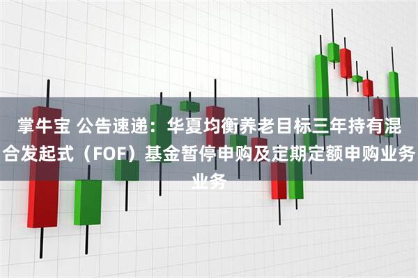 掌牛宝 公告速递：华夏均衡养老目标三年持有混合发起式（FOF）基金暂停申购及定期定额申购业务